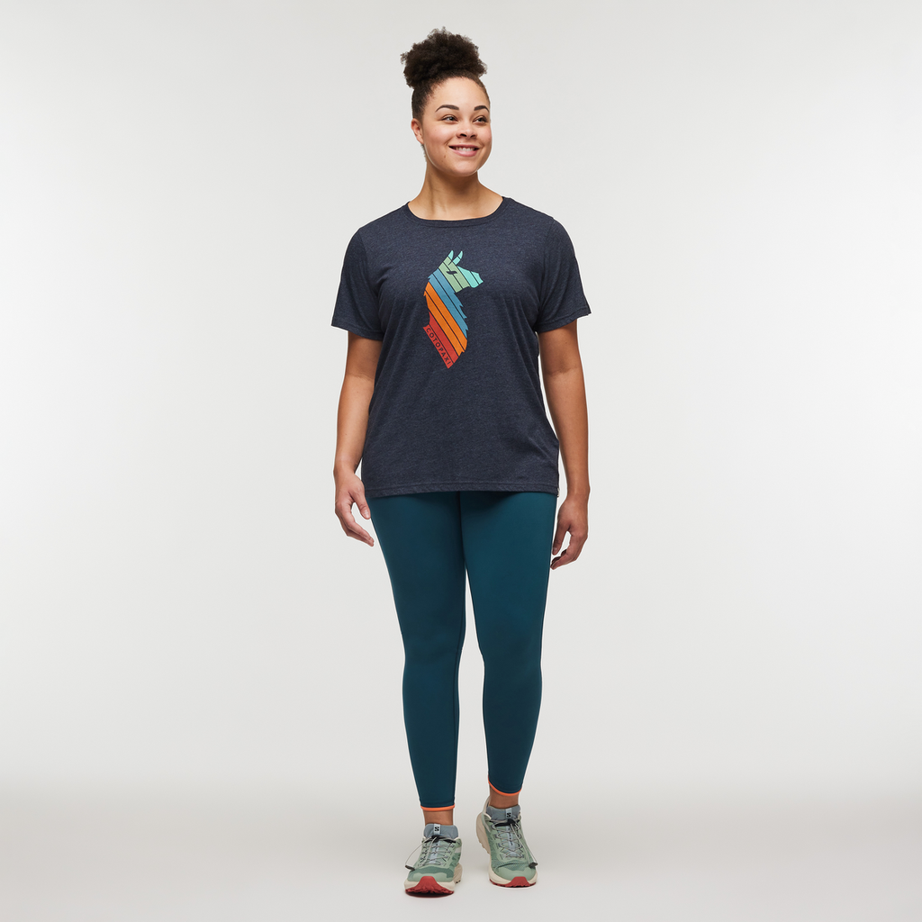 Llama Stripes T-Shirt - Women's